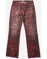 Guess - S Printed Straight Pants Petite - Lyst