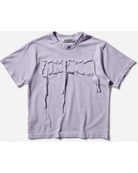 OTTOLINGER - Distressed Logo Fitted T-Shirt - Lyst