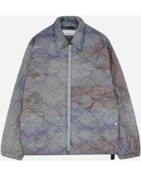 Oamc Peacemaker - S Combat Overshirt Tidefall - Lyst