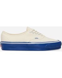 Vans - Premium Authentic 44 Duck Canvas Sneakers White / Blue - Lyst