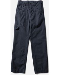 Dries Van Noten - Men S Overdyed Carpenter Pants Navy - Lyst