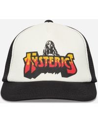 Hysteric Glamour - Bad Ass Fire Logo Mesh Cap Black - Lyst