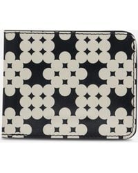 Dries Van Noten - Printed Leather Wallet Ecru - Lyst