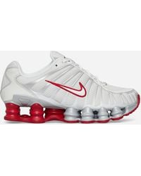 Nike - Wmns Shox Tl Sneakers Platinum Tint / Gym Red - Lyst