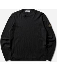 Stone Island - S Organic Cotton With Nylon Crewneck Sweater - Lyst