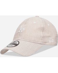 KTZ - Athletics Mlb Seersucker 9Twenty Adjustable Cap Light - Lyst