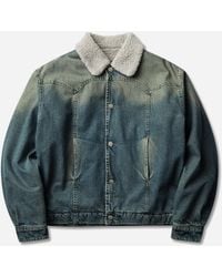 Aries - Sherpa Vintage Western Car Coat - Lyst