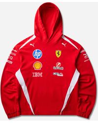 PUMA - Scuderia Ferrari Hp Replica Drivers Authentic Hoodie - Lyst