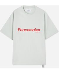 Oamc Peacemaker - S Flower T-Shirt Ice Flow - Lyst