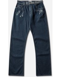 Jean Paul Gaultier - Women S Trompe L Œil Jeans Indigo - Lyst
