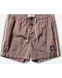 Stone Island - Men S Nylon Metal Swim Shorts Oleander - Lyst