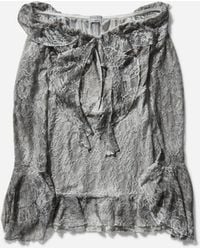 Guess - Women S Lace Corset Dress Washed Out - Lyst