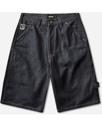 X-Large - Men S Cut Out Xl Loose Shorts Indigo - Lyst
