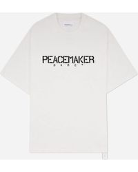 Oamc Peacemaker - Stencil Print Regular Fit T-Shirt - Lyst