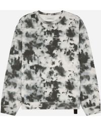 Oamc Peacemaker - Men S Loose Fit Crewneck Sweatshirt Camo - Lyst