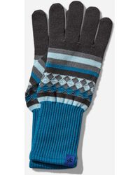 Asics - Novalis Aquifolia Knit Gloves Anchor Grey / Sky - Lyst