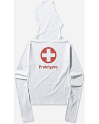 PROTOTYPES - Women S Swiss Cross Twisted Hoodie - Lyst