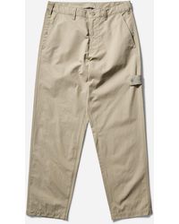 Stone Island - Men S Ghost Piece Weatherproof Cotton Canvas Chino Trousers - Lyst