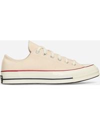 Converse - Chuck 70 Vintage Canvas Sneakers Parchment / Garnet / Egret - Lyst