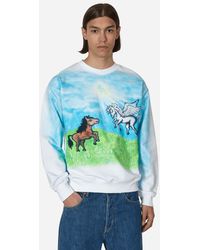 Sky High Farm - Ally Bo Printed Crewneck Sweatshirt - Lyst