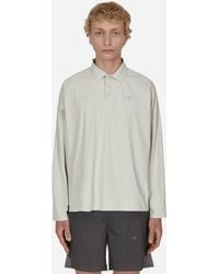 SLAM JAM - Fila Redefined Longsleeve Polo Shirt - Lyst