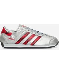 adidas - Country Japan Sneakers Silver Metallic / Better Scarlet - Lyst