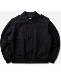 MM6 by Maison Margiela - S Cotton Twill Jacket - Lyst