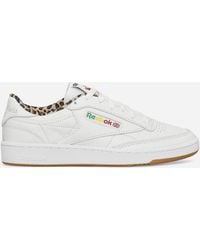 Reebok - Wacko Maria Club C 85 Vintage Sneakers / Leopard - Lyst