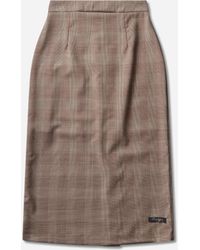 PROTOTYPES - S Cut-Up Checked Skirt - Lyst