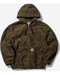 Carhartt - Duck Active Jacket Camo Duck / Office - Lyst