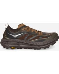 Hoka One One - Mafate Speed 4 Lite Sneakers Tree Bark / Cast Iron - Lyst