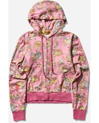 Hysteric Glamour - Women S Fire Bear Dream Pattern Zip Hoodie - Lyst