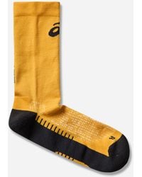 Asics - Distance Performance Run Crew Socks Sunflower - Lyst