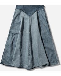 Levi's - Women S Tab Roper Skirt Indigo - Lyst
