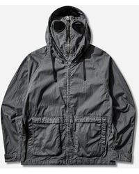 C.P. Company - Men S Wax Explorer Jacket Gunmetal - Lyst