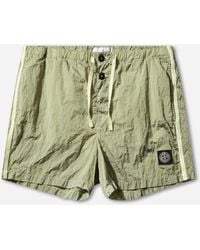 Stone Island - Men S Nylon Metal Swim Shorts Lemon - Lyst
