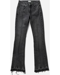 Guess - S Flare Denim Pants Used Sanded Wash - Lyst
