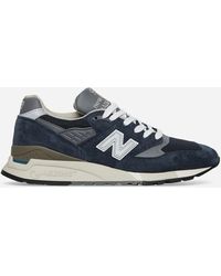 New Balance - Made In Usa 998 Sneakers Navy - Lyst