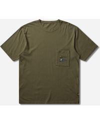 Kapital - S 20/-Jersey Pennant T-Shirt (3Flags) Khaki - Lyst