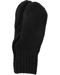 Acne Studios Wool Blend Gloves - Black