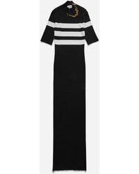 Jean Paul Gaultier - S Marinière Long Dress - Lyst