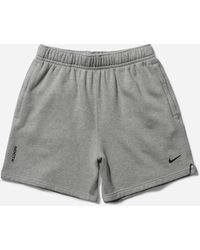 Nike - S Nocta Fleece Shorts Dark Heather - Lyst