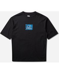 C.P. Company - Men S 30/1 Jersey Logo T-shirt - Lyst