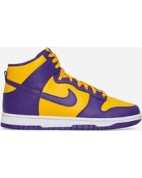 Nike - Dunk High Retro Sneakers University Gold / Court - Lyst