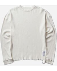Satisfy - S Mothtech Waffle Long T-Shirt Off - Lyst