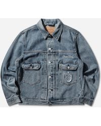 Levi's - S England Football Type Ii Trucker Jacket - Lyst