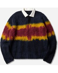 Sacai - Men S Chusen-dyed Knit Polo Shirt - Lyst
