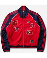 adidas - Brain Dead X Disney Track Top Better Scarlet - Lyst