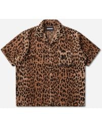 Neighborhood - S Hippopotamus Terry Cloth Shortsleeve Shirt Leopard - Lyst