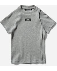 OTTOLINGER - S Decontructed Rib T-Shirt Melange - Lyst